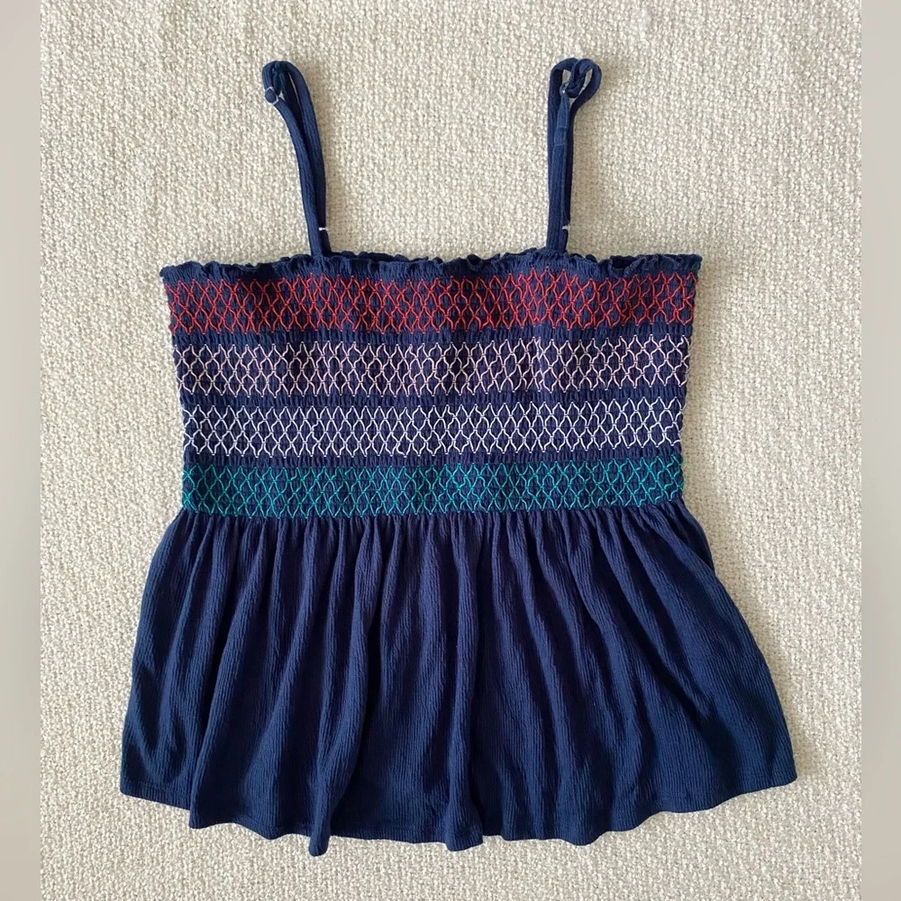 Self Esteem Smocked Tube Top Size XL - Picture 2 of 6